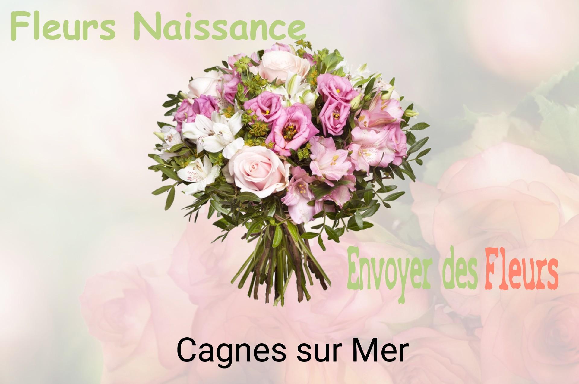 Bouquet de fleurs de naissance livré à Cagnes-sur-Mer